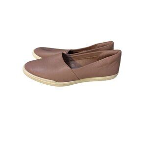 Ecco Simpil Womens Slip-On Casual Shoes Size 5-5.5 US Leather Upper Brown